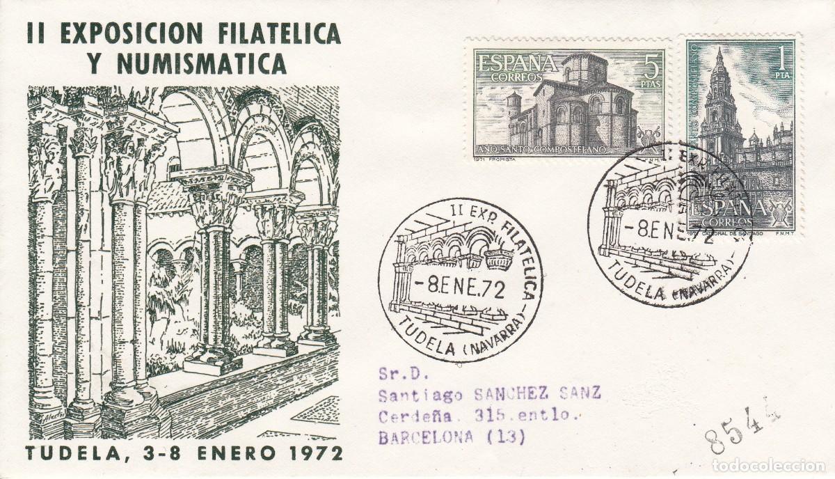Sellos: MATASELLOS EXP. FILAT&Eacute;LICA TUDELA - NAVARRA- 1972
