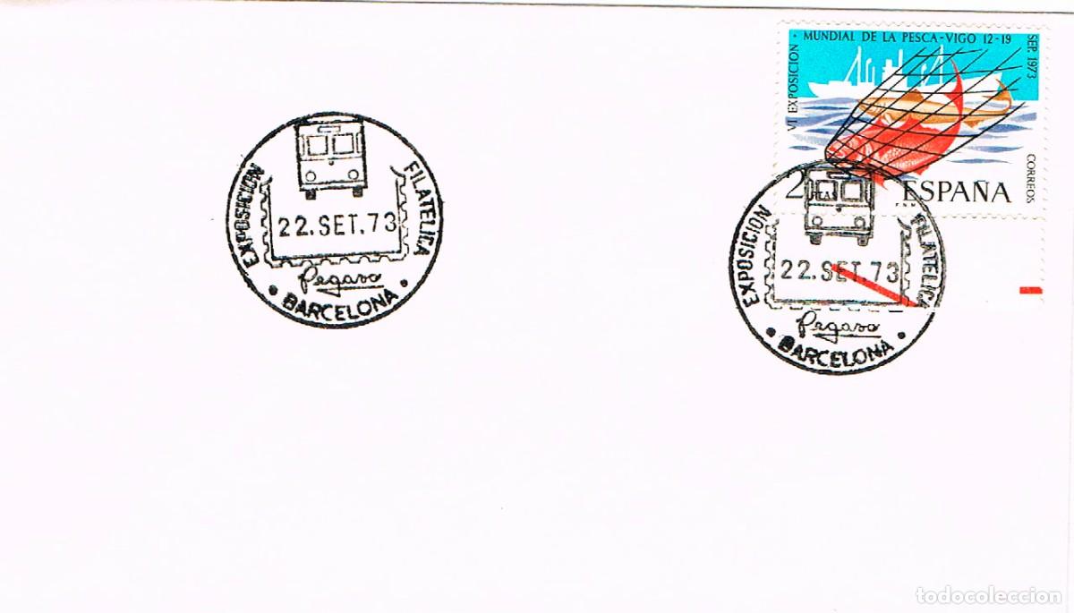 Sellos: A&Ntilde;O 1973, BARCELONA, EXPOSICION FILATELICA PEGASO, CAMIONES