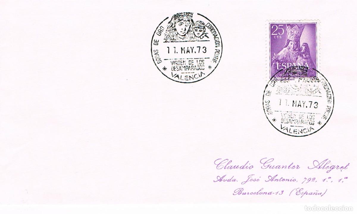 Sellos: A&Ntilde;O 1973, BODAS DE ORO CORONACION VIRGEN DE LOS DESAMPARADOS (VALENCIA)