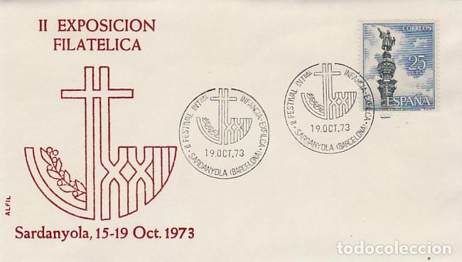 Briefmarken: A&Ntilde;O 1973, SARDANYOLA, FESTIVAL INTERNACIONAL DE LA INFANCIA , Sobre de Alfil