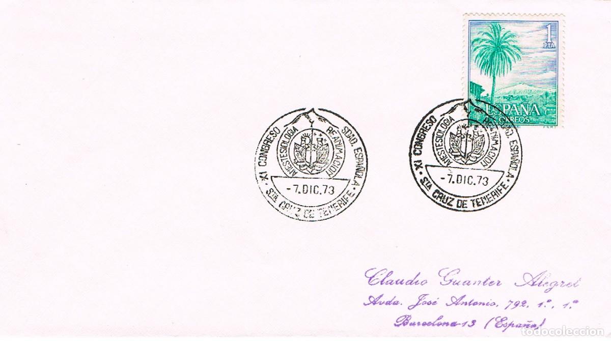 Briefmarken: A&Ntilde;O 1973, SANTA CRUZ DE TENERIFE, ANESTESIOLOGIA, SOCIEDAD ESPA&Ntilde;OLA DE, MEDICINA