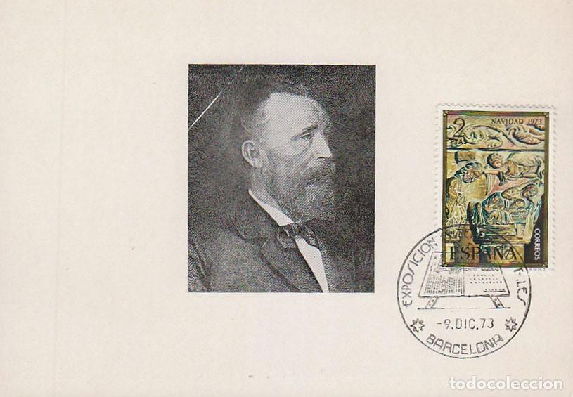 Sellos: A&Ntilde;O 1973, BARCELONA, EXPOSICION DE ENTEROS POSTALES