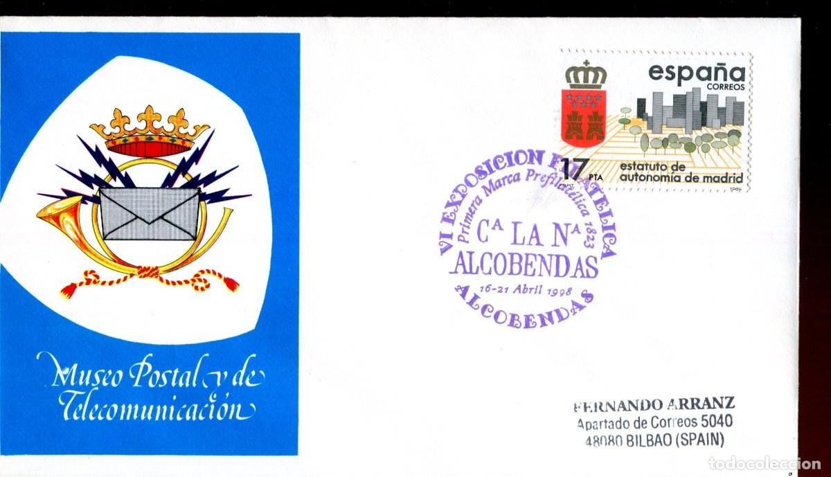 Sellos: 1998 ALCOBENDAS - VI EXPOSICION FILATELICA PRIMERA MARCA PREFILATELICA 1823