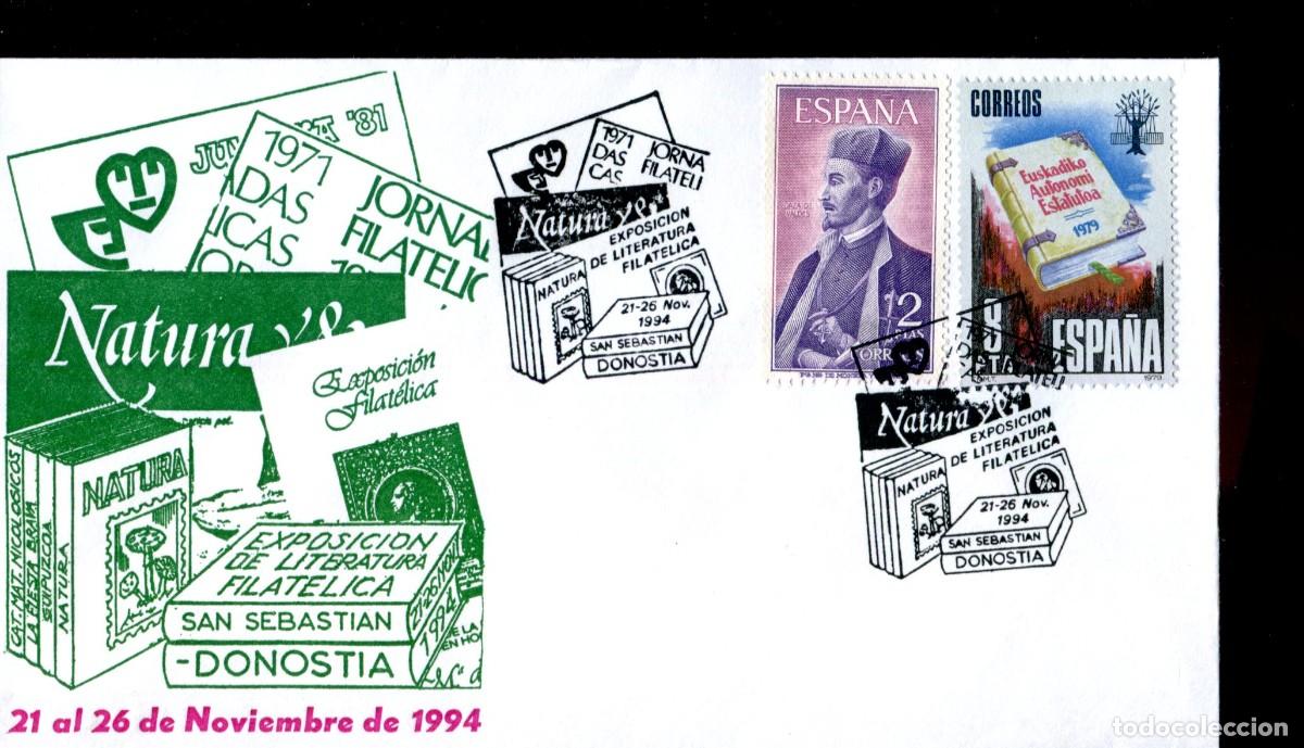 Sellos: 1994 SAN SEBASTIAN - EXPOSICION DE LITERATURA FILATELICA JORNADAS FILATELICAS