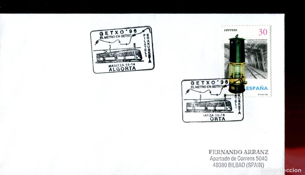 Sellos: 1996 ALGORTA - EXPOSICION FILATELICA EL METRO EN GETXO