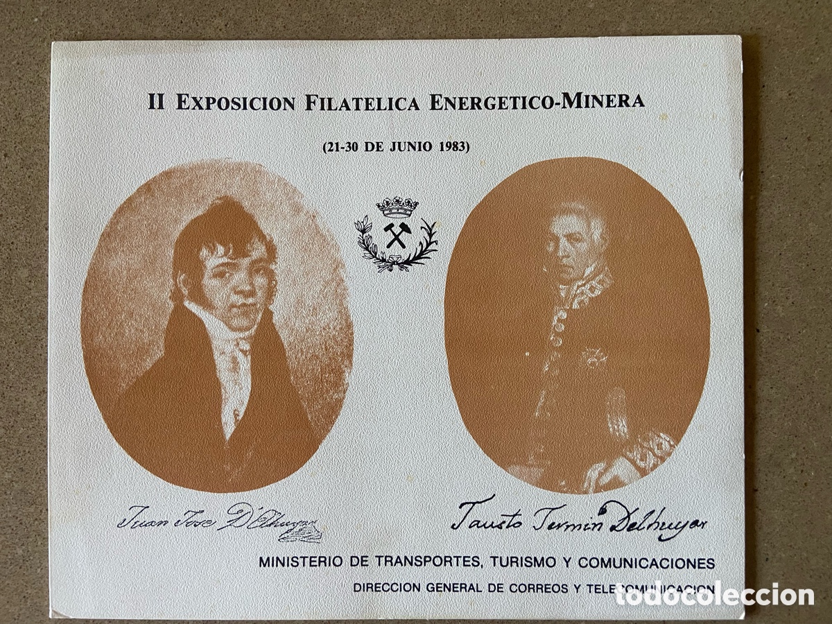 Sellos: BICENTENARIO DEL DESCUBRIMIENTO DEL WOLFRAMIO. 1983. MINER&Iacute;A