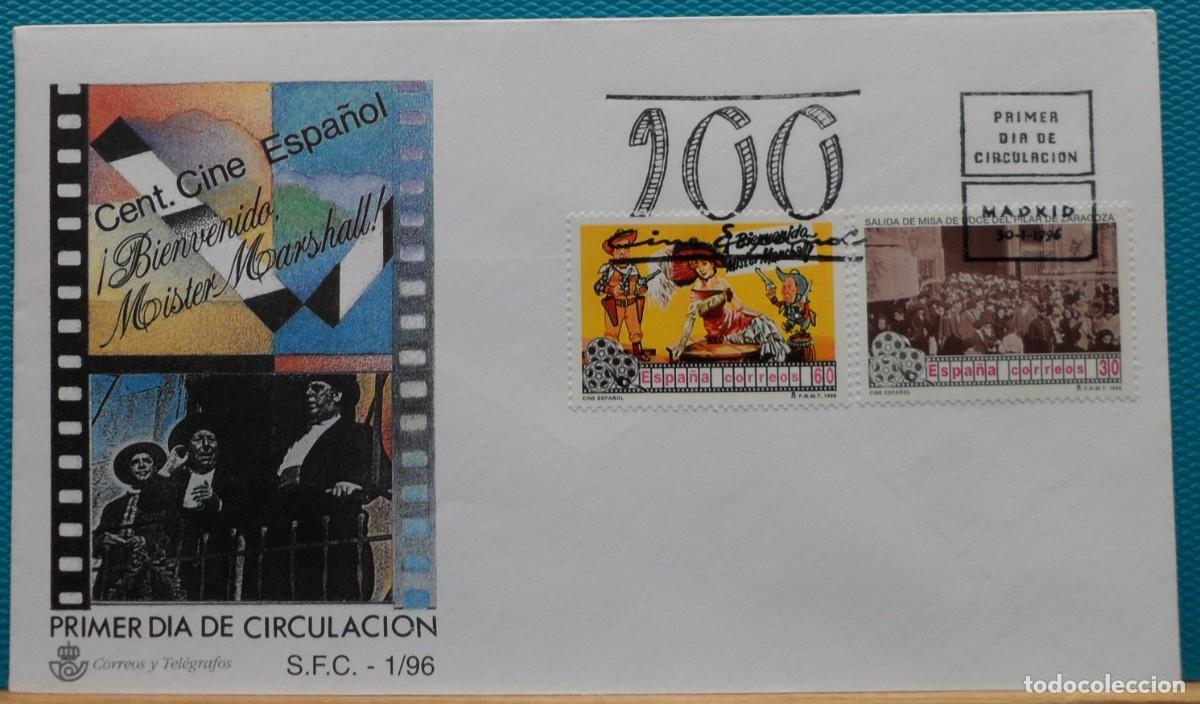 Sellos: 1996-ESPA&Ntilde;A-SOBRES PRIMER DIA-VER FOTOS-N&ordm;3406/7-CINE ESPA&Ntilde;OL