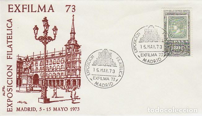 Sellos: A&Ntilde;O 1973, MADRID, EXFILMA, SOBRE DE ALFIL