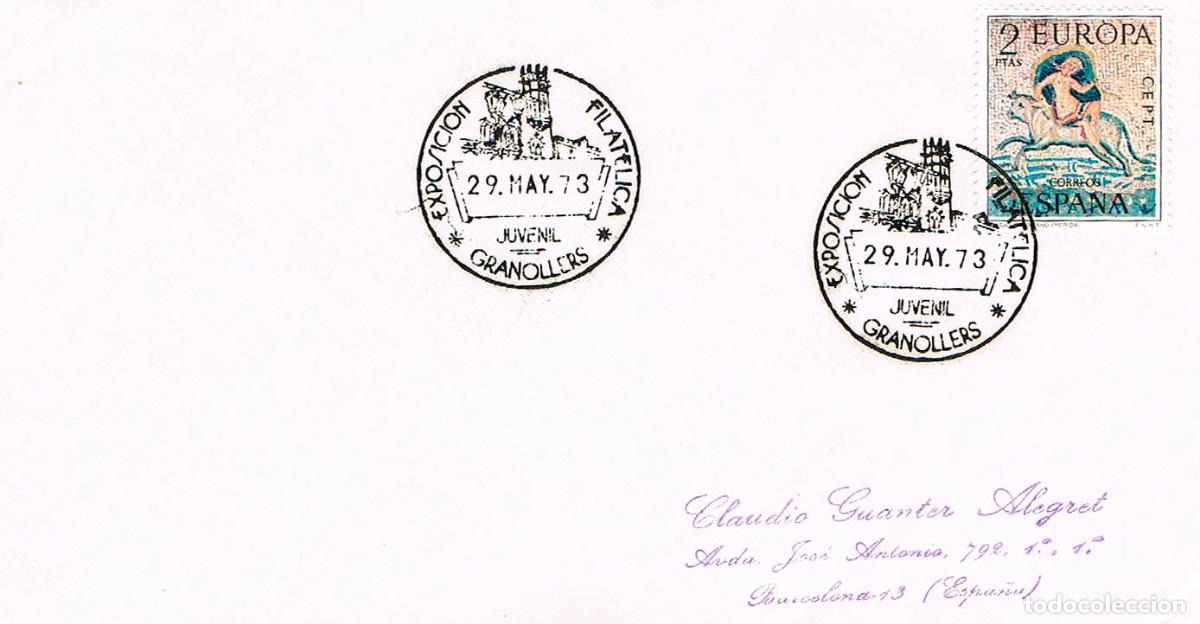 Sellos: A&Ntilde;O 1973, Granollers, exposici&oacute;n filat&eacute;lica juvenil
