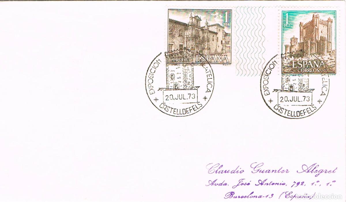 Sellos: A&Ntilde;O 1973, CASTELLDEFELS, TORRE DE CASTILLO