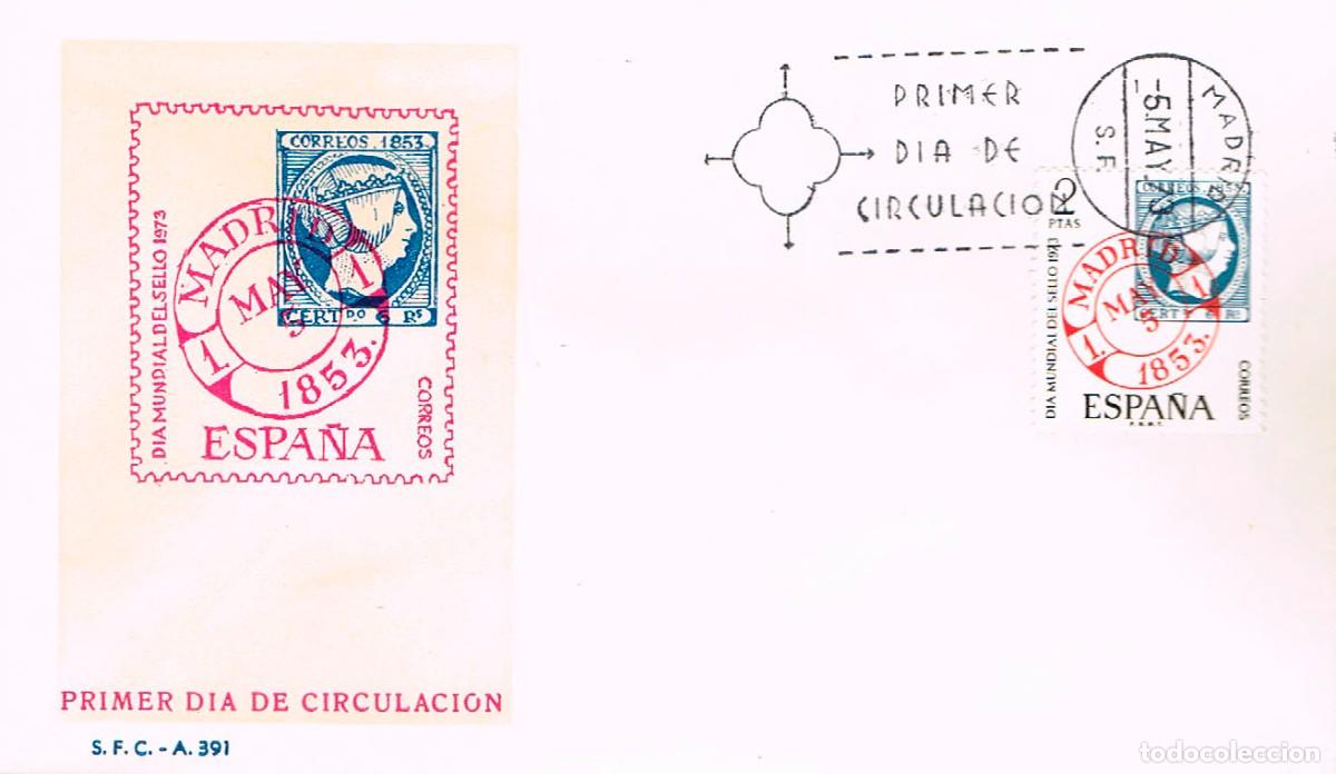 Sellos: EDIFIL 2127, DIA MUNDIAL DEL SELLO, MATASELLO DE EXPOSICION FILATELICA SOBRE DELSFC