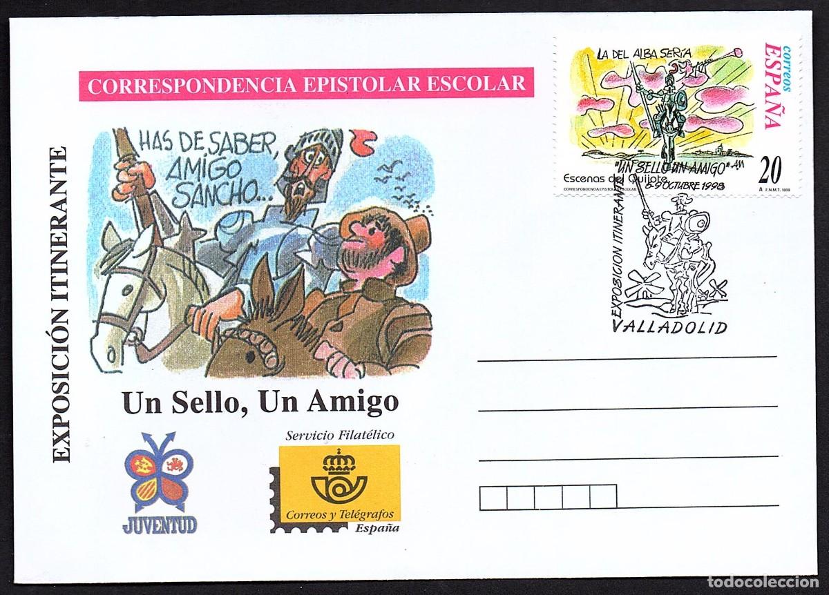 Sellos: SOBRE CORRESPONDENCIA EPISTOLAR CON MATASELLOS EXPOSICION ITINERANTE VALLADOLID