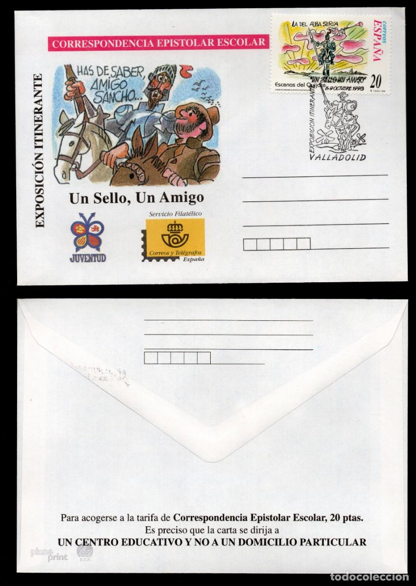 Sellos: SOBRE CORRESPONDENCIA EPISTOLAR CON MATASELLOS EXPOSICION ITINERANTE VALLADOLID