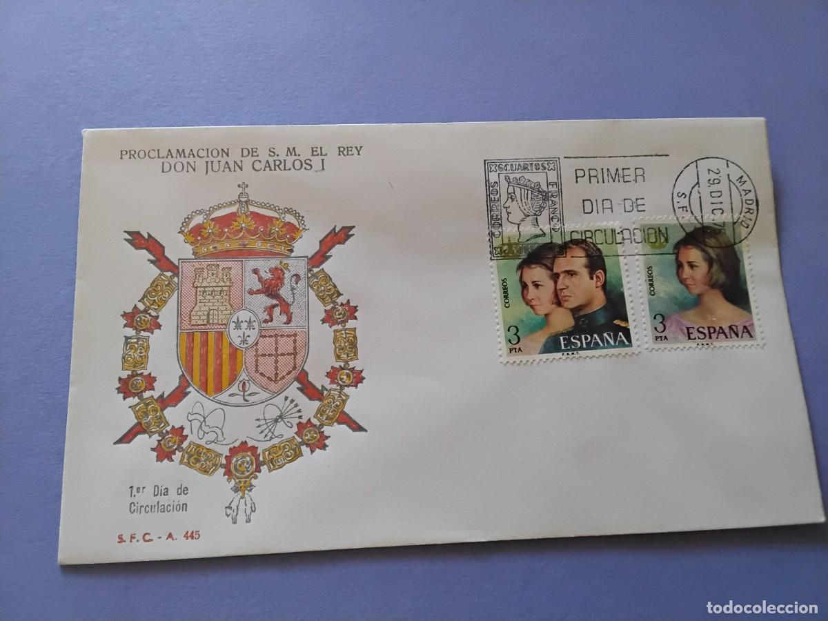 Sellos: Sobres primer dia Espa&ntilde;a Basica Reyes