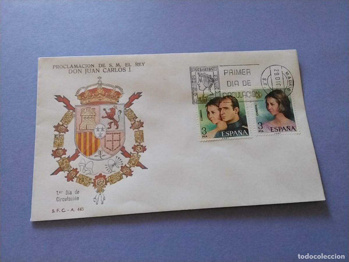 Sellos: Sobres primer dia Espa&ntilde;a Basica Reyes