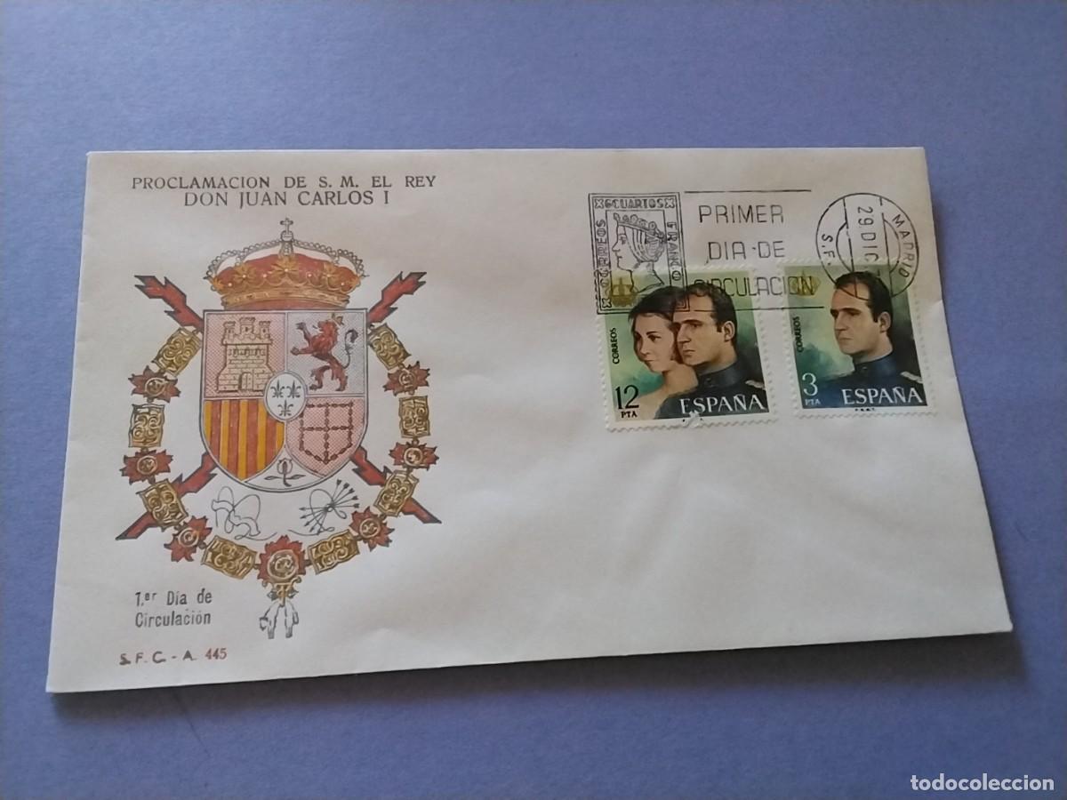 Sellos: Sobres primer dia Espa&ntilde;a Basica Reyes