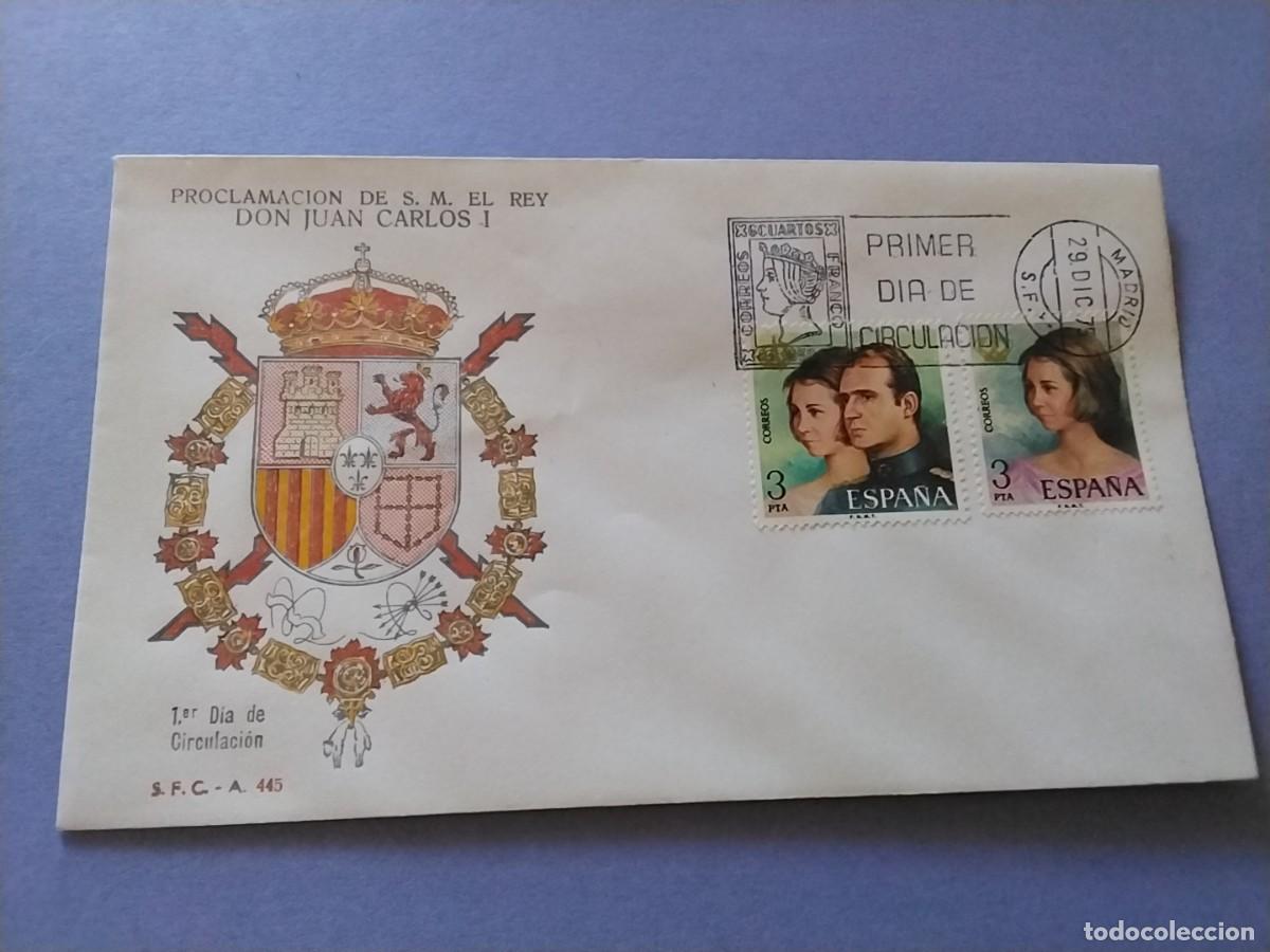 Sellos: Sobres primer dia Espa&ntilde;a Basica Reyes