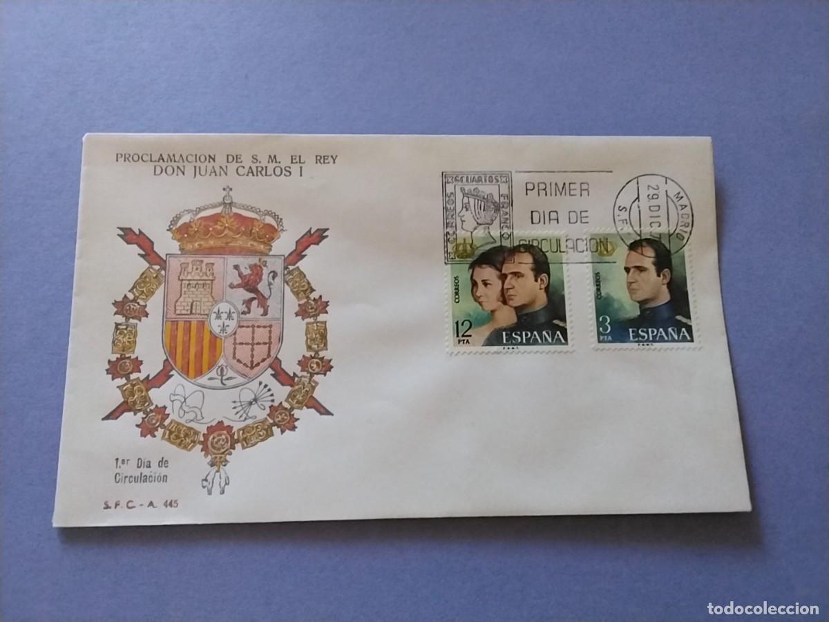 Sellos: Sobres primer dia Espa&ntilde;a Basica Reyes