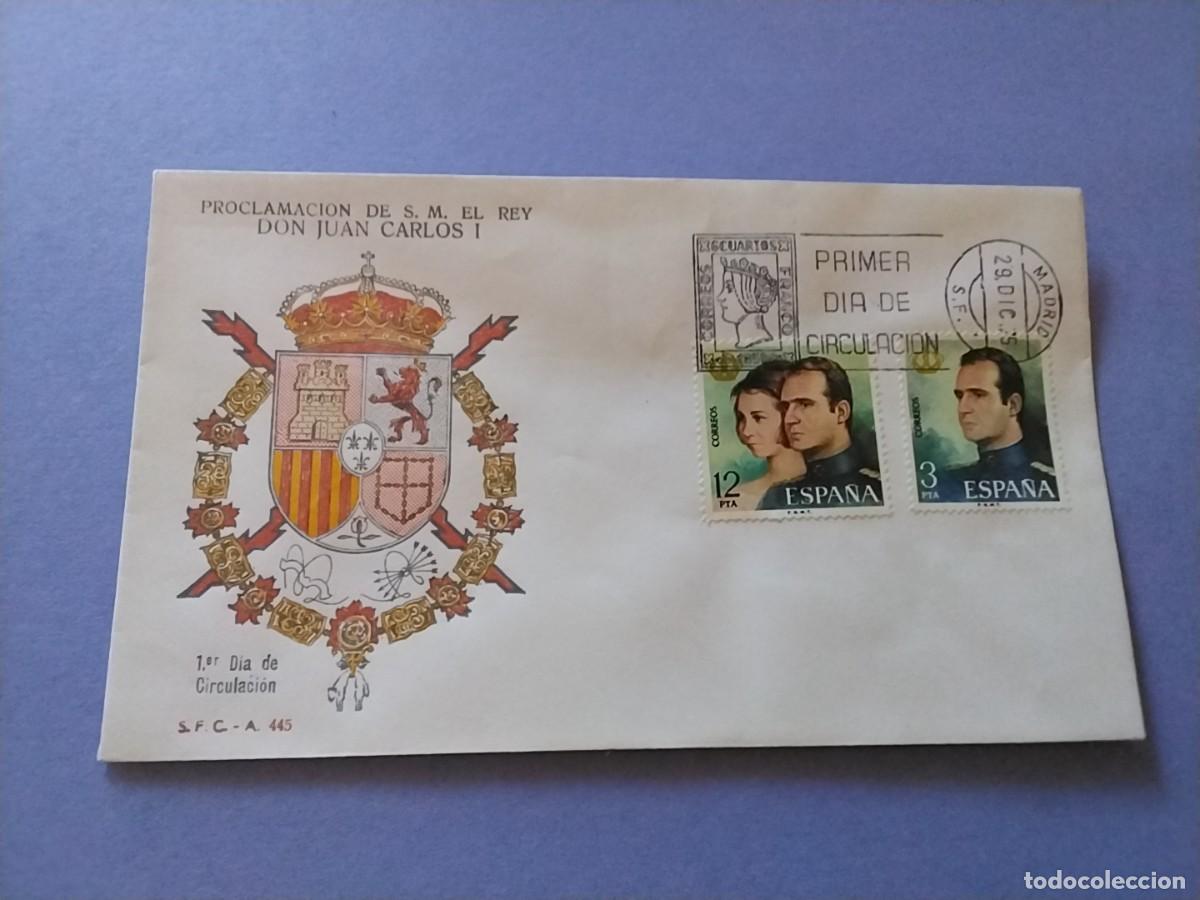 Sellos: Sobres primer dia Espa&ntilde;a Basica Reyes