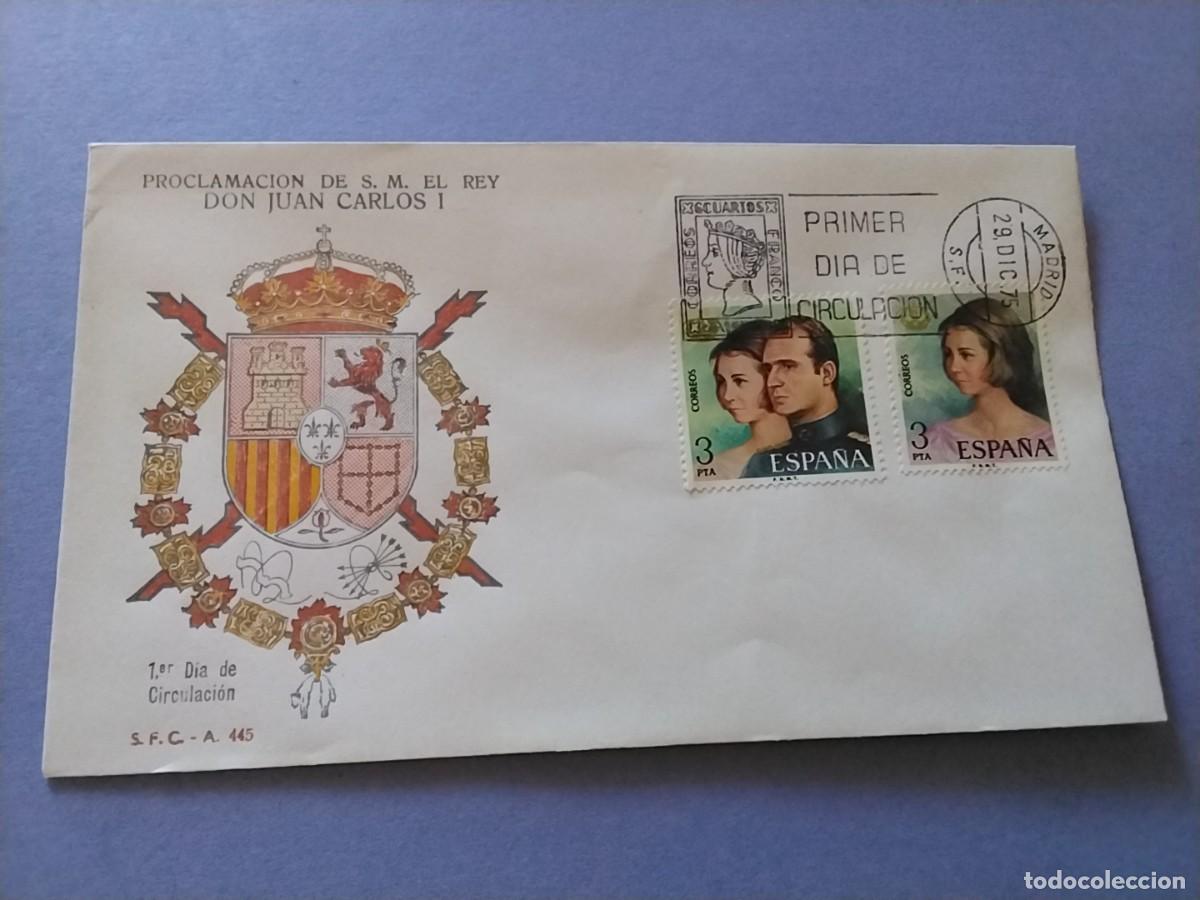 Sellos: Sobres primer dia Espa&ntilde;a Basica Reyes