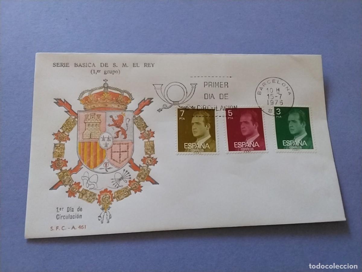 Sellos: Sobres primer dia Espa&ntilde;a Basica Reyes