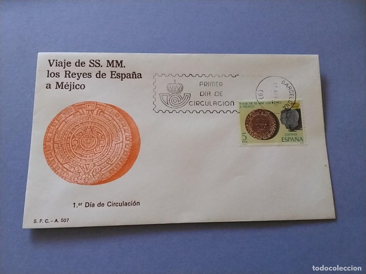 Sellos: Sobres primer dia Espa&ntilde;a Basica Reyes
