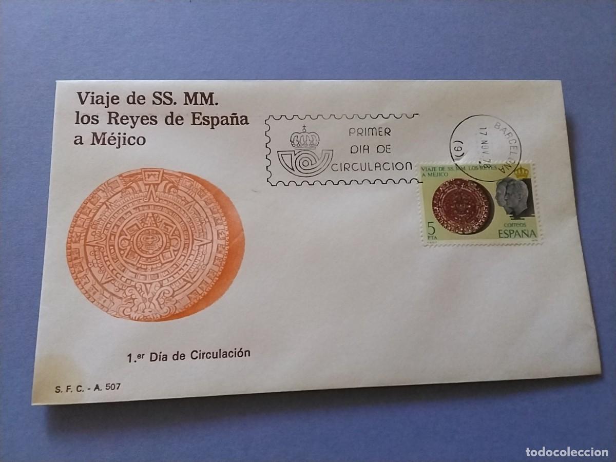 Sellos: Sobres primer dia Espa&ntilde;a Basica Reyes