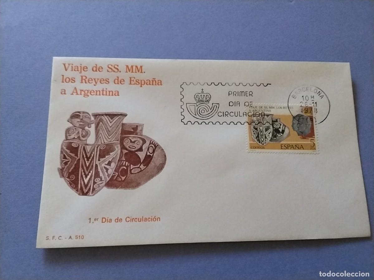 Sellos: Sobres primer dia Espa&ntilde;a Basica Reyes