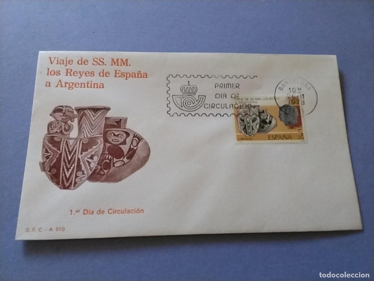 Sellos: Sobres primer dia Espa&ntilde;a Basica Reyes