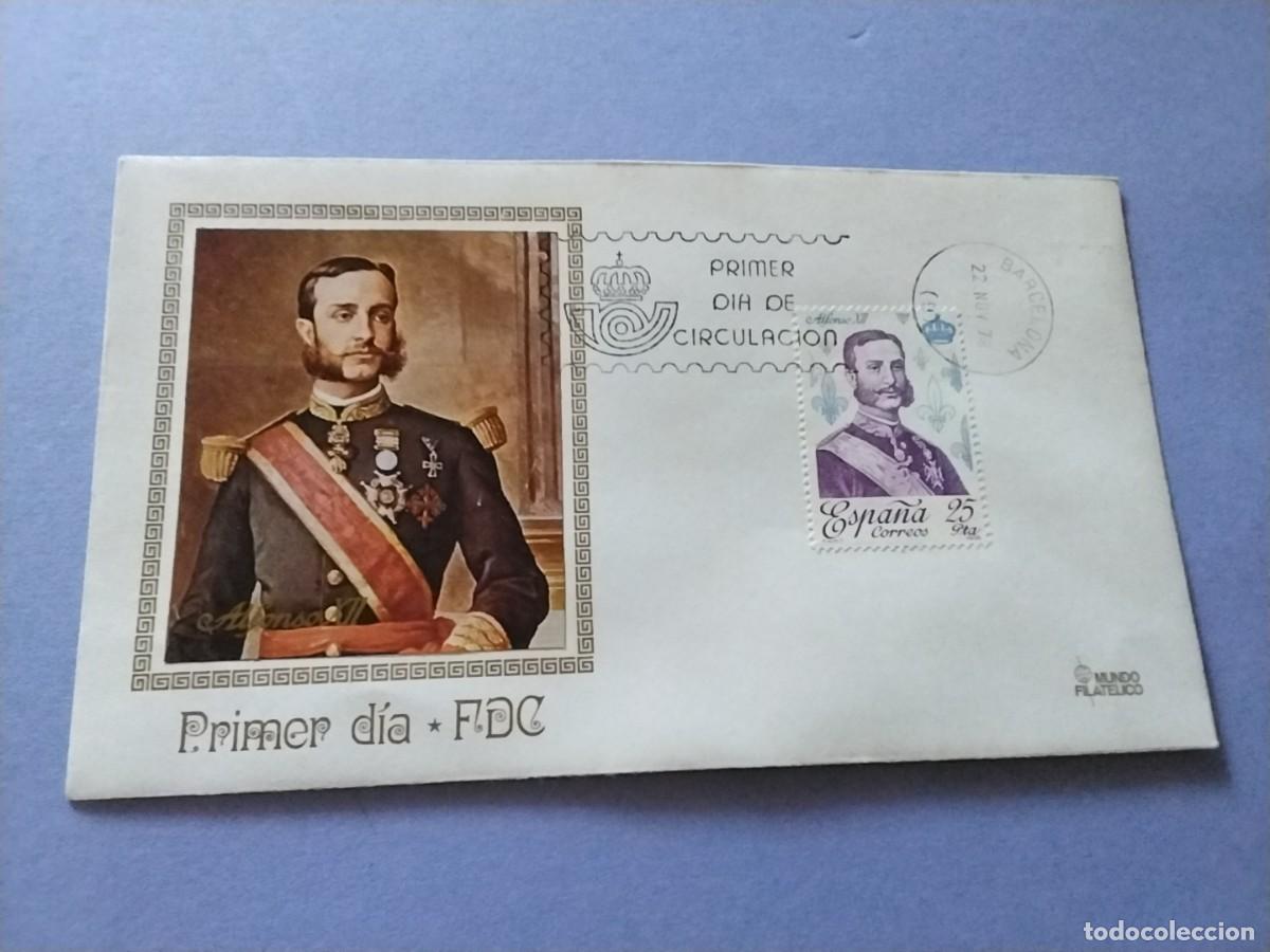 Sellos: Sobres primer dia Espa&ntilde;a Basica Reyes