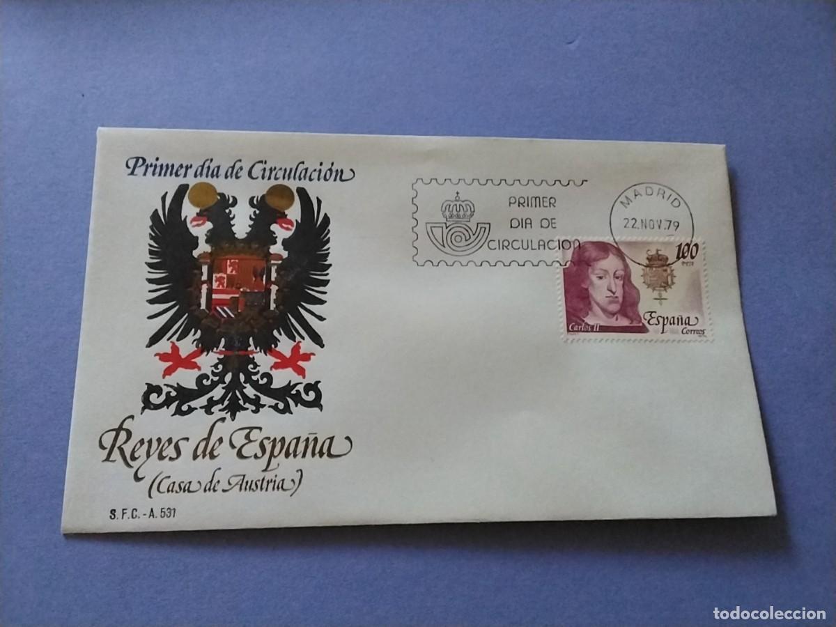 Sellos: Sobres primer dia Espa&ntilde;a Basica Reyes