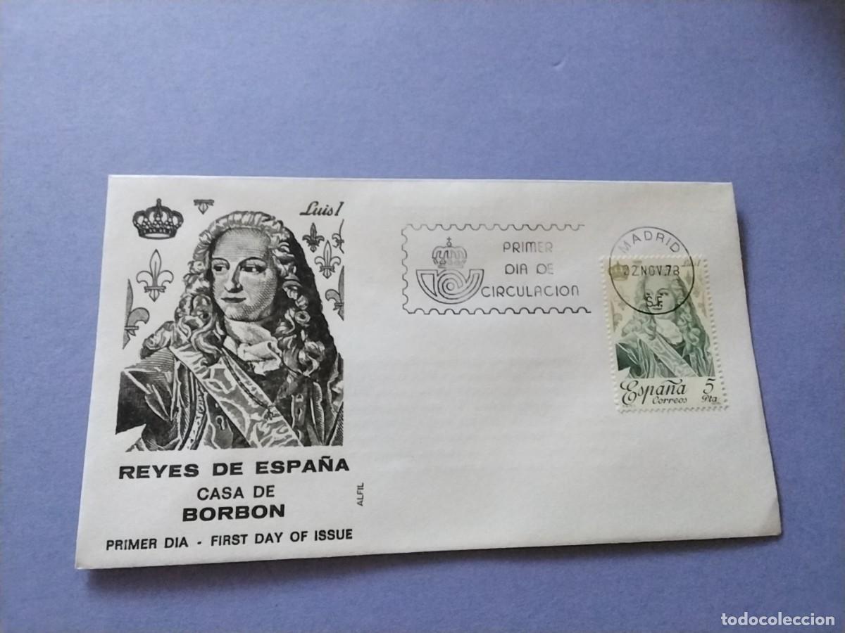 Sellos: Sobres primer dia Espa&ntilde;a Basica Reyes