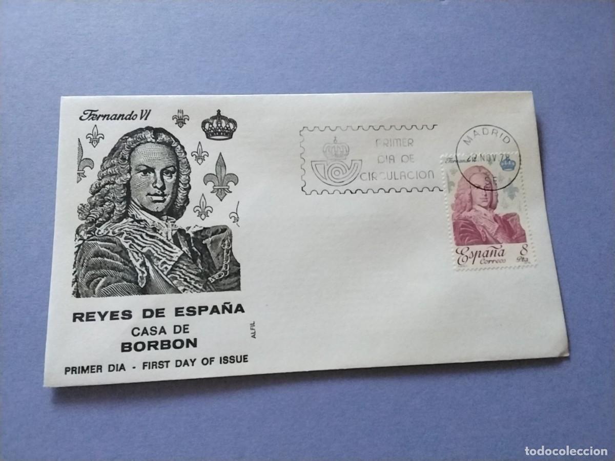 Sellos: Sobres primer dia Espa&ntilde;a Basica Reyes