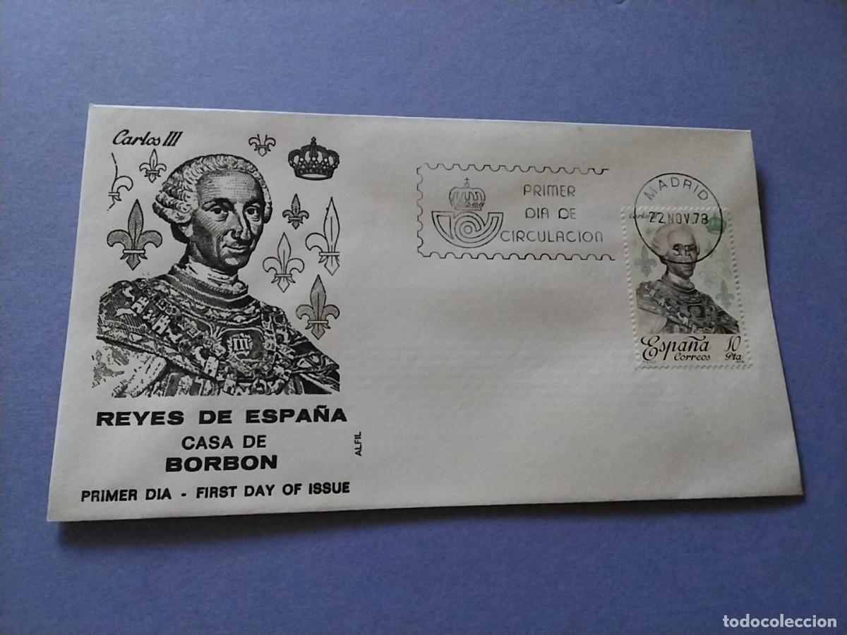 Sellos: Sobres primer dia Espa&ntilde;a Basica Reyes
