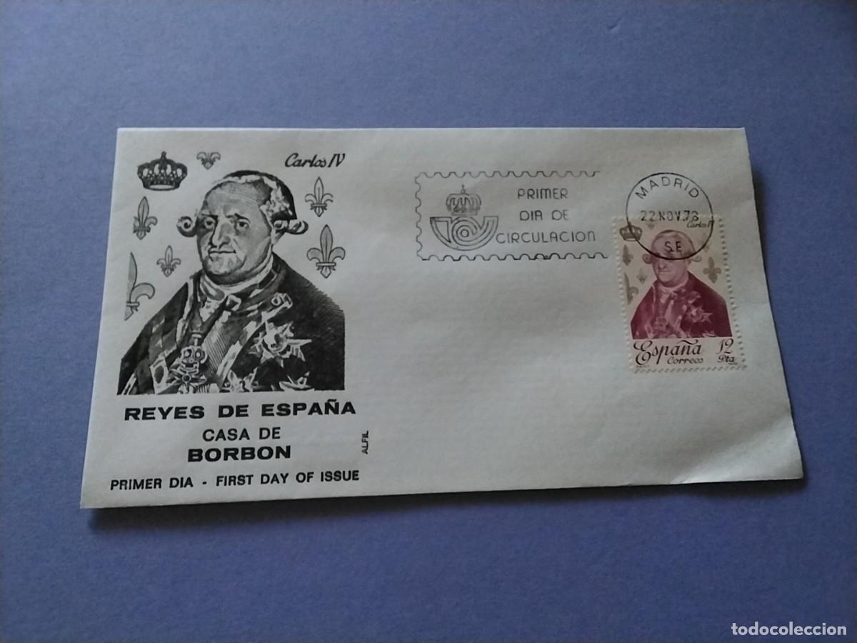 Sellos: Sobres primer dia Espa&ntilde;a Basica Reyes