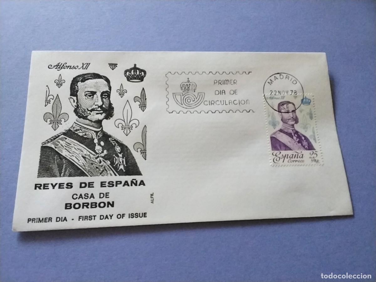 Sellos: Sobres primer dia Espa&ntilde;a Basica Reyes