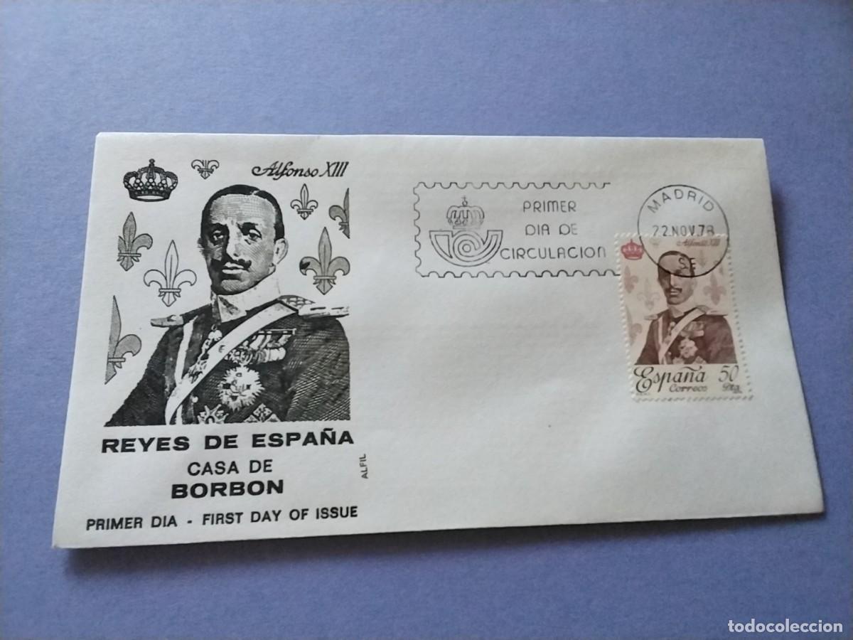 Sellos: Sobres primer dia Espa&ntilde;a Basica Reyes