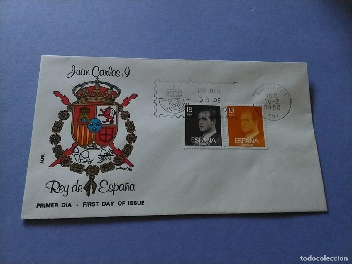 Sellos: Sobres primer dia Espa&ntilde;a Basica Reyes