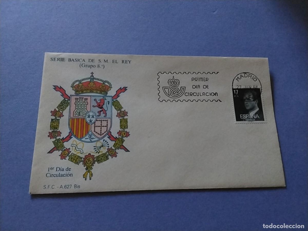 Sellos: Sobres primer dia Espa&ntilde;a Basica Reyes