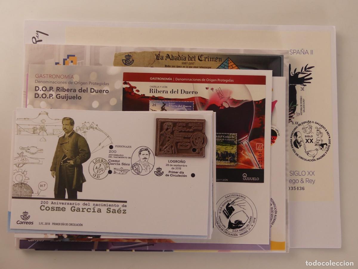 Timbres: COLECCION LOTE DE SOBRES PRIMER DIA DE CIRCULACION EN EURO VALOR FACIAL+- 106,75 EUROS