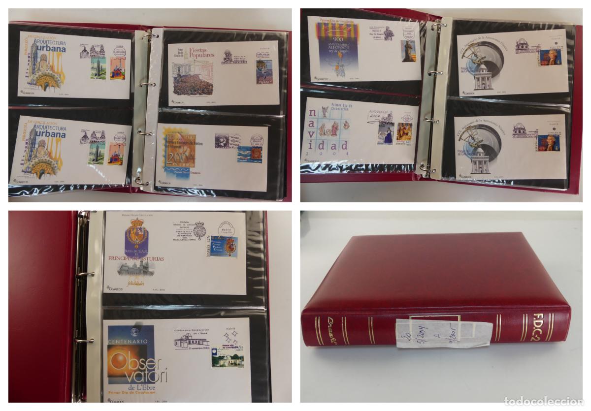 Sellos: ALBUM CON COLECCION DE SOBRES FILATELICOS