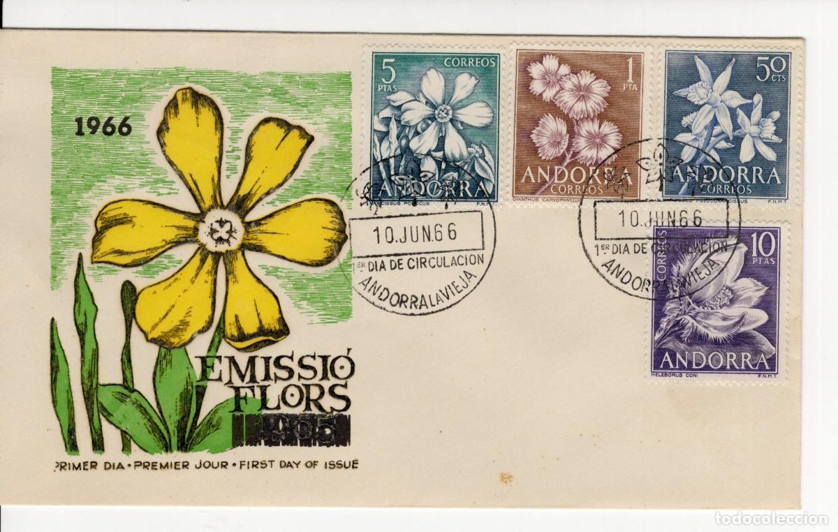 Timbres: Sellos DEPENDENCIAS ESPA&Ntilde;OLAS ANDORRA a&ntilde;o 1966 COMPLETO en SPD