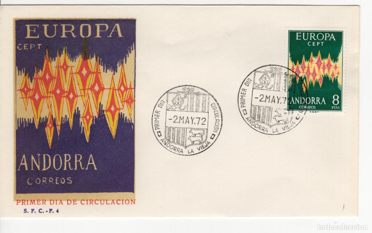 Francobolli: Sellos DEPENDENCIAS ESPA&Ntilde;OLAS ANDORRA a&ntilde;o 1972 EDIFIL 72 en SPD