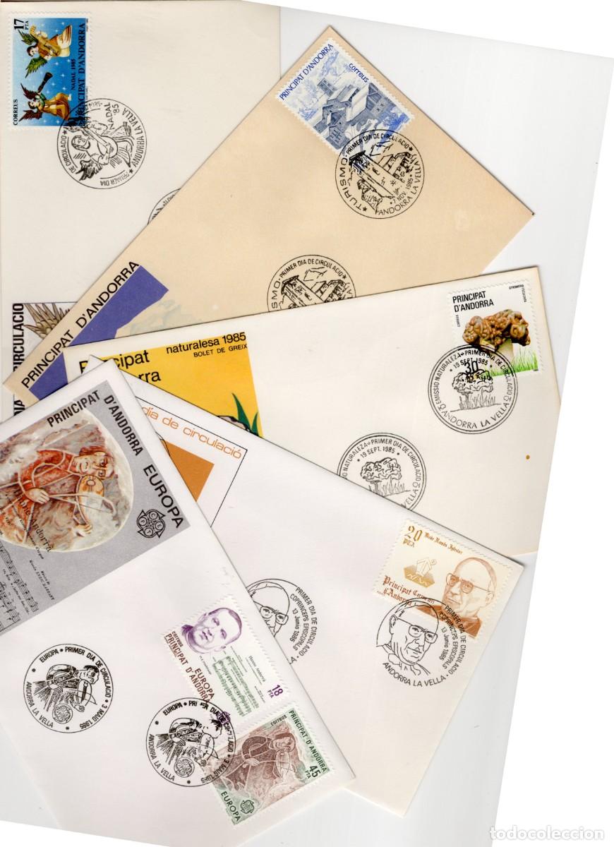 Timbres: Sellos DEPENDENCIAS ESPA&Ntilde;OLAS ANDORRA a&ntilde;o 1985 COMPLETO en SPD