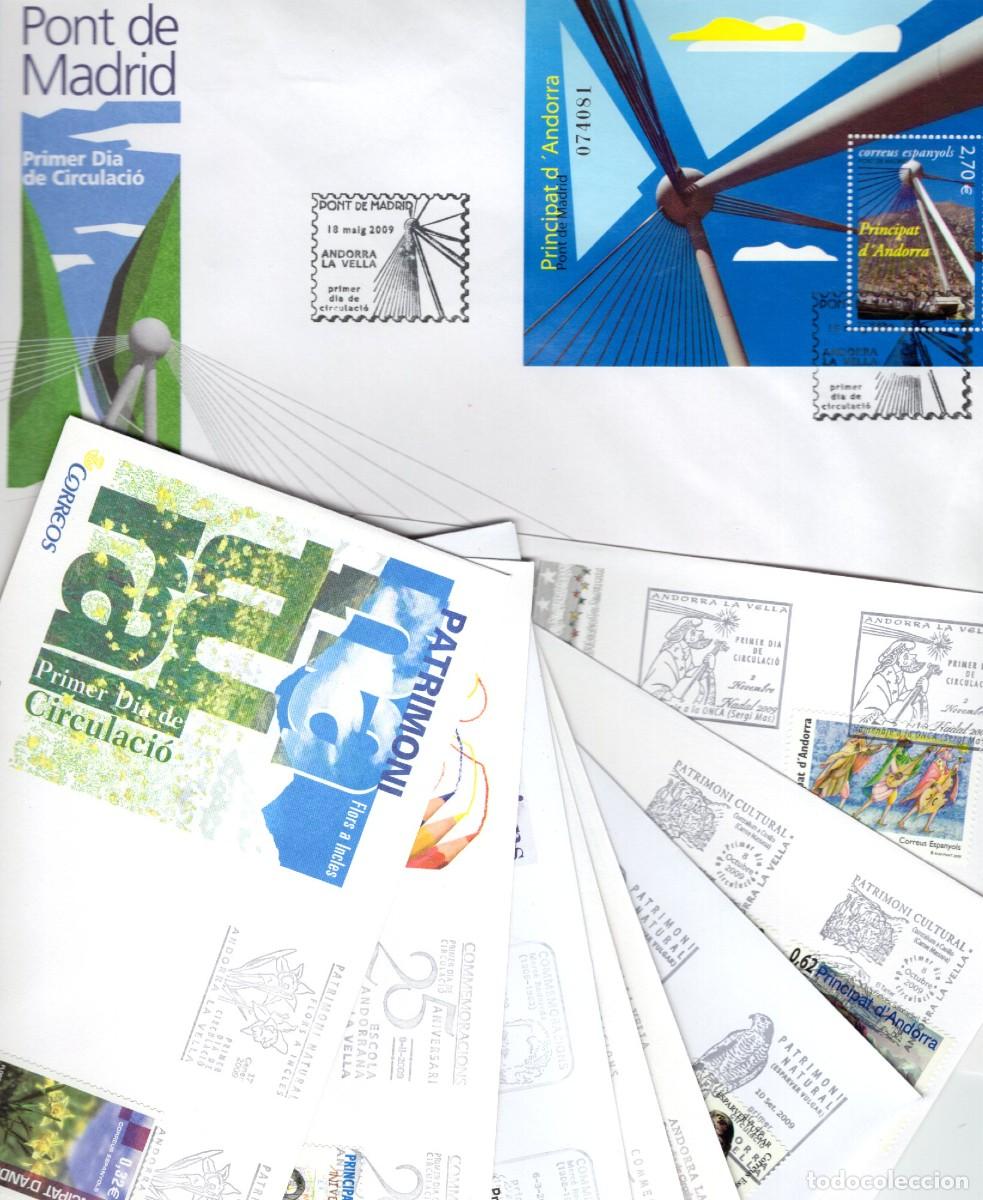 Timbres: Sellos DEPENDENCIAS ESPA&Ntilde;OLAS ANDORRA a&ntilde;o 2009 COMPLETO en SPD