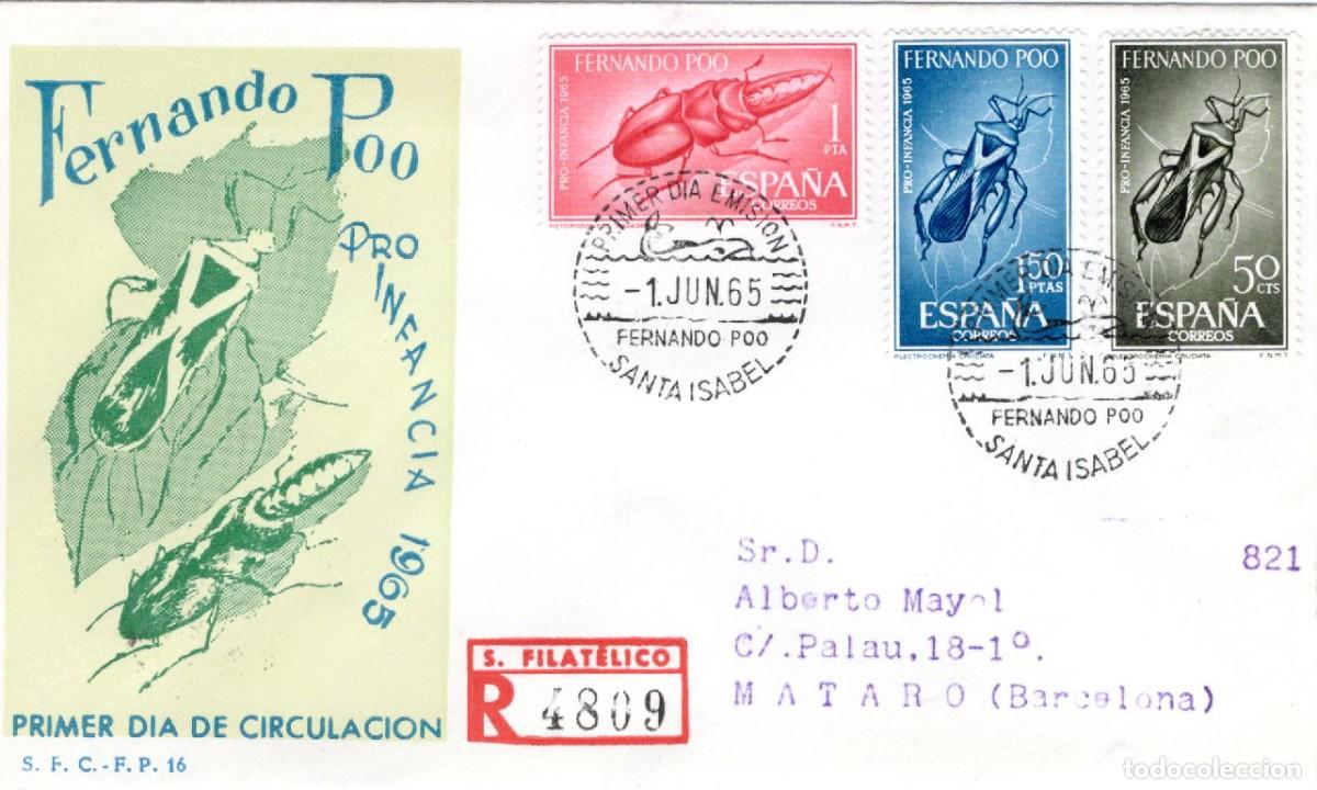 Timbres: Sellos DEPENDENCIAS ESPA&Ntilde;OLAS SPD FERNANDO POO