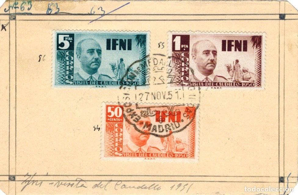 Timbres: Sellos DEPENDENCIAS ESPA&Ntilde;OLAS IFNI entero postal no circulado a&ntilde;o 1951