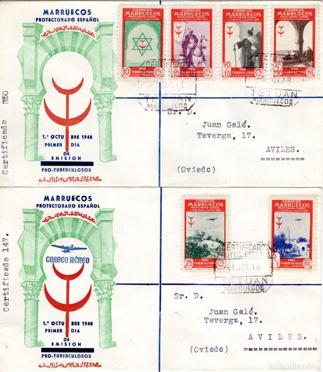 Sellos: Sellos DEPENDENCIAS ESPA&Ntilde;OLAS 2 SPD MARRUECOS v.c. 65 &euro; - Foto 1