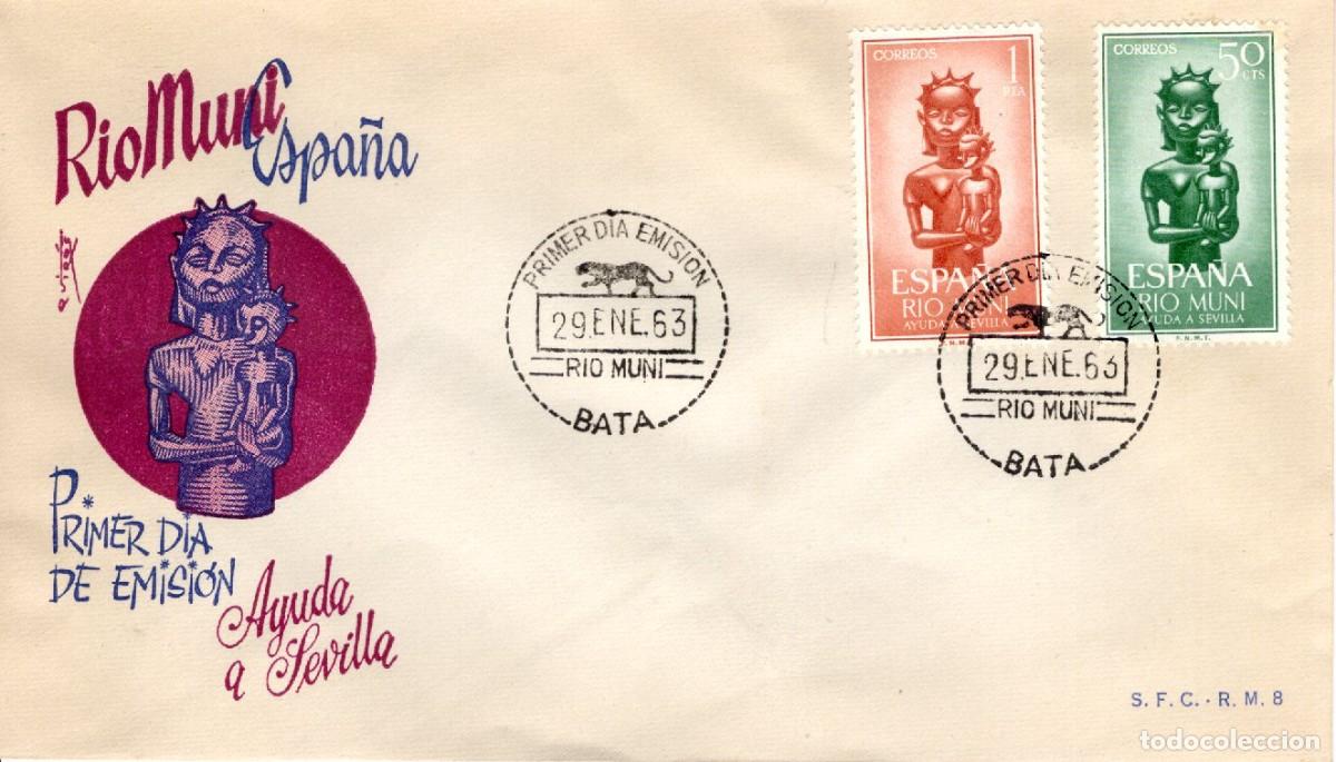 Stamps: Sellos DEPENDENCIAS ESPA&Ntilde;OLAS SPD RIO MUNI