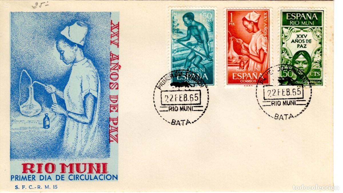 Stamps: Sellos DEPENDENCIAS ESPA&Ntilde;OLAS SPD RIO MUNI